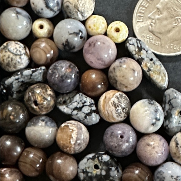 54.  Natural Stone Loose Beads - Picture 2 of 5